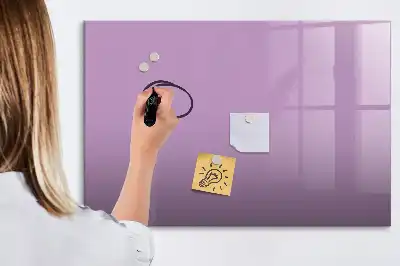 Magnetisk skrivetavle i lilla