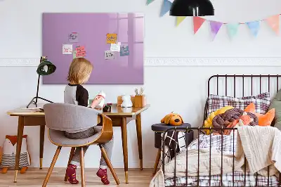 Magnetisk skrivetavle i lilla