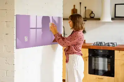 Magnetisk skrivetavle i lilla