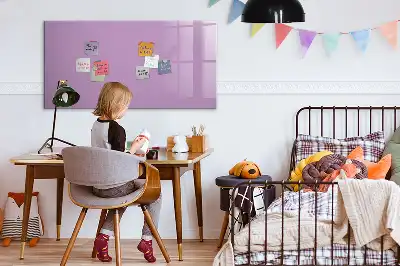 Magnetisk skrivetavle i lilla