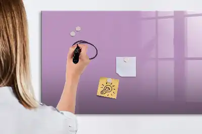 Magnetisk skrivetavle i lilla