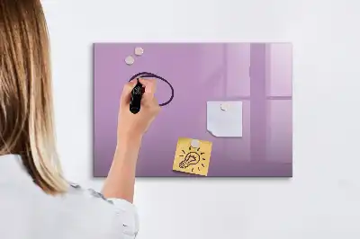 Magnetisk skrivetavle i lilla