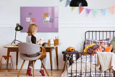 Magnetisk skrivetavle i lilla