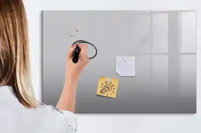 Magnetisk tegnetavle i lysegrå
