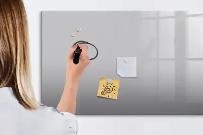 Magnetisk tegnetavle i lysegrå