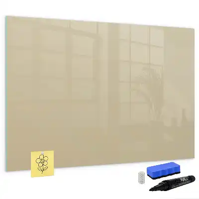 Magnetisk skrivetavle i beige