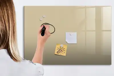 Magnetisk skrivetavle i beige