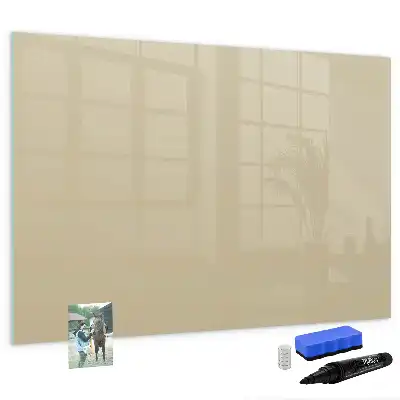 Magnetisk skrivetavle i beige