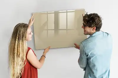 Magnetisk skrivetavle i beige