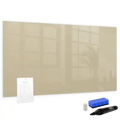 Magnetisk skrivetavle i beige
