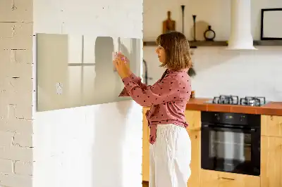 Magnetisk skrivetavle i beige