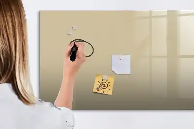 Magnetisk skrivetavle i beige