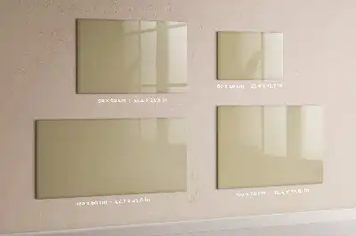 Magnetisk skrivetavle i beige