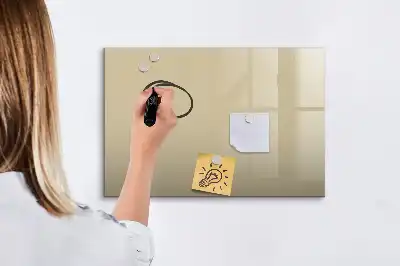 Magnetisk skrivetavle i beige