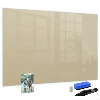 Magnetisk skrivetavle i beige