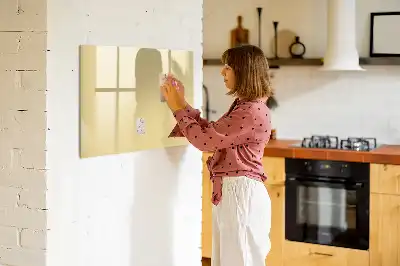 Magnetisk tegnetavle cremefarvet