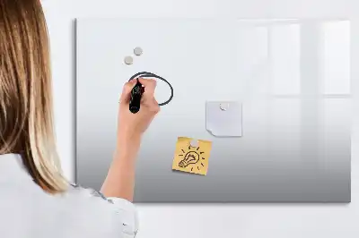 Magnetisk skrivetavle i råhvid