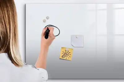 Magnetisk skrivetavle i råhvid
