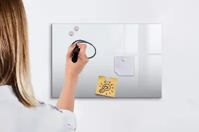 Magnetisk skrivetavle i råhvid
