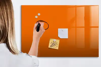 Tavle til at tegne magnetisk Orange