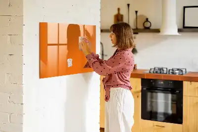 Tavle til at tegne magnetisk Orange