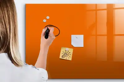 Tavle til at tegne magnetisk Orange