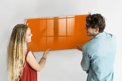 Tavle til at tegne magnetisk Orange