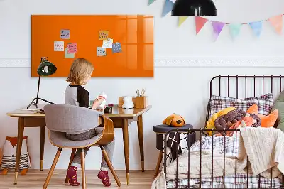 Tavle til at tegne magnetisk Orange