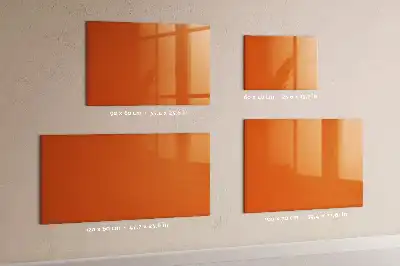 Tavle til at tegne magnetisk Orange