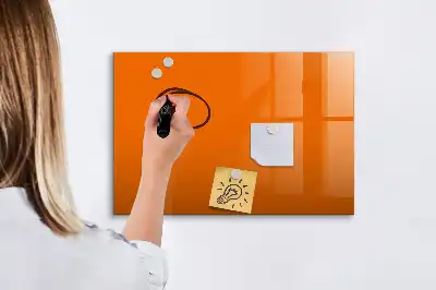 Tavle til at tegne magnetisk Orange