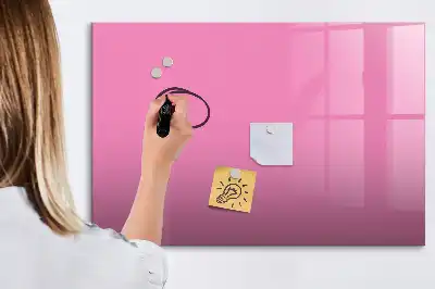 Magnetisk skrivetavle Lyserød