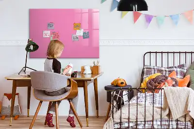 Magnetisk skrivetavle Lyserød