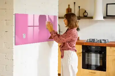 Magnetisk skrivetavle Lyserød