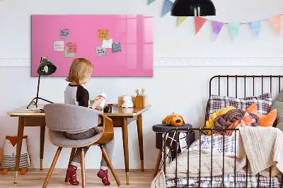 Magnetisk skrivetavle Lyserød