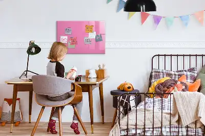Magnetisk skrivetavle Lyserød