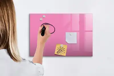 Magnetisk skrivetavle Lyserød