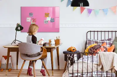 Magnetisk skrivetavle Lyserød