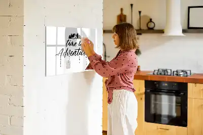 Magnetisk skrivetavle med motivet Tid til eventyr