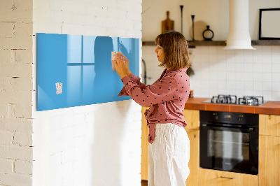 Magnet opslagstavle glas Farve blå