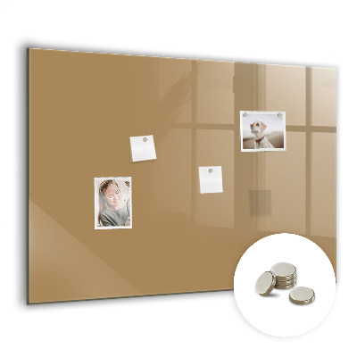 Magnet plade Farven mørk beige