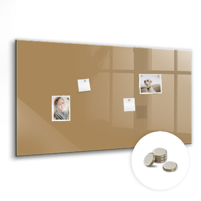 Magnet plade Farven mørk beige