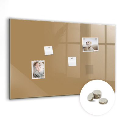 Magnet plade Farven mørk beige