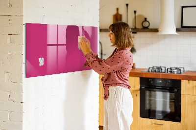 Magnetplade til væggen Farven stærk pink