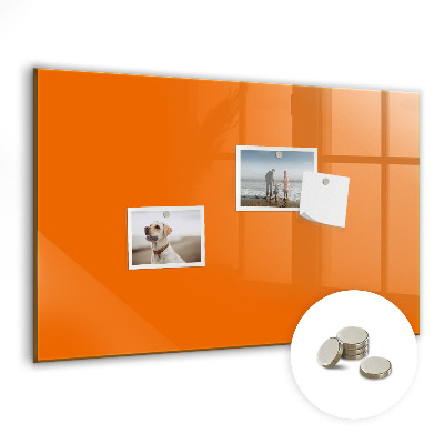 Opslagstavle magnet Farve orange