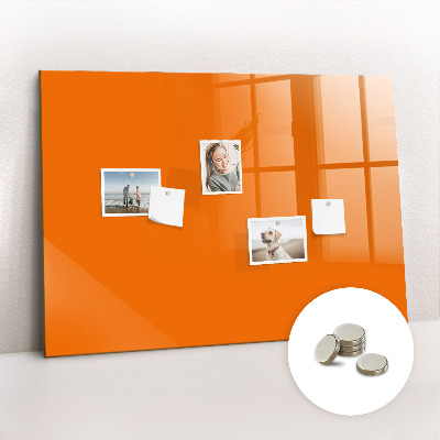 Opslagstavle magnet Farve orange