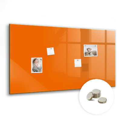 Opslagstavle magnet Farve orange