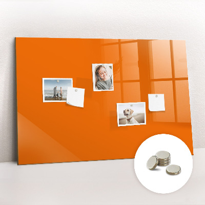 Opslagstavle magnet Farve orange