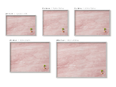 Opslagstavle magnet med sølvramme Pastel tekstur af sten