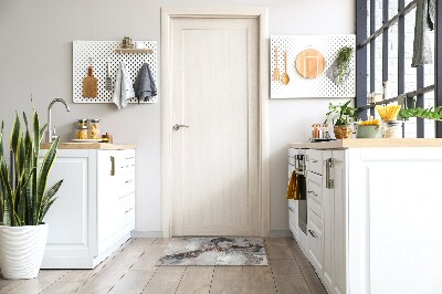 Design dørmåtte Lys marmor