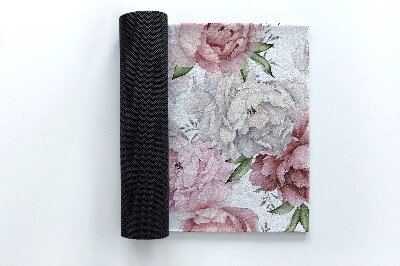 Design dørmåtte Blomster